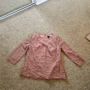 Pink Lace Women's Top